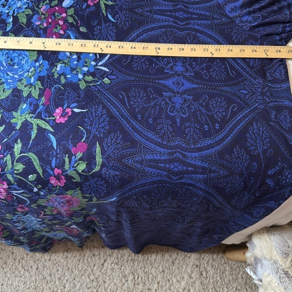 Ulla Popken plus size 24/26 dark romantic maxi dress - Picture 4 of 4